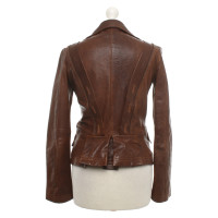 D&G Leather jacket in brown