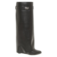 Givenchy Bottes en Cuir en Noir