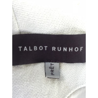 Talbot Runhof Jurk in zwart / wit