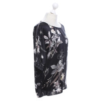 Marc Cain Silk top with floral pattern