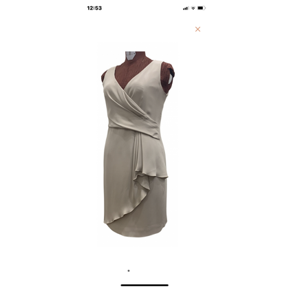 Armani Collezioni Kleid aus Seide in Beige