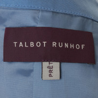 Talbot Runhof Jurk in blauw 