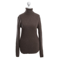 Allude Cashmere sweater pullover in brown