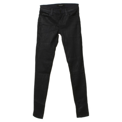 J Brand blue jeans with coating