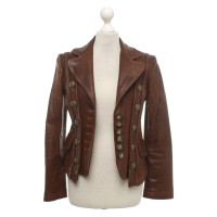 D&G Leather jacket in brown