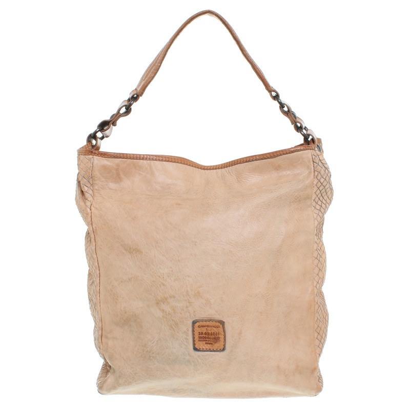 Campomaggi Vintage-look bag in beige