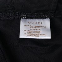 Gucci Pantaloni di velluto a coste in nero