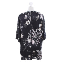 Marc Cain Silk top with floral pattern