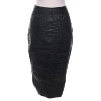 By Malene Birger Leather skirt in green