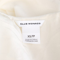 Club Monaco Top Silk in Cream