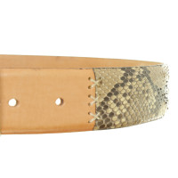 Hemisphere Ceinture avec cuir de reptile