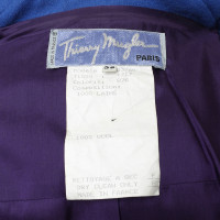 Mugler Thierry Mugler - Violettfarbene wool jacket