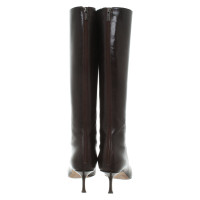 Jimmy Choo Leather boots in brown