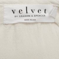 Velvet Bluse in Creme