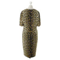 Moschino Cheap And Chic Short sleeve dress with Leopard print