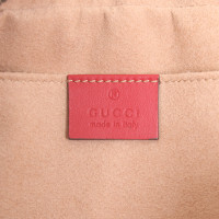 Gucci GG Marmont Crossbody Bag en Cuir en Rouge