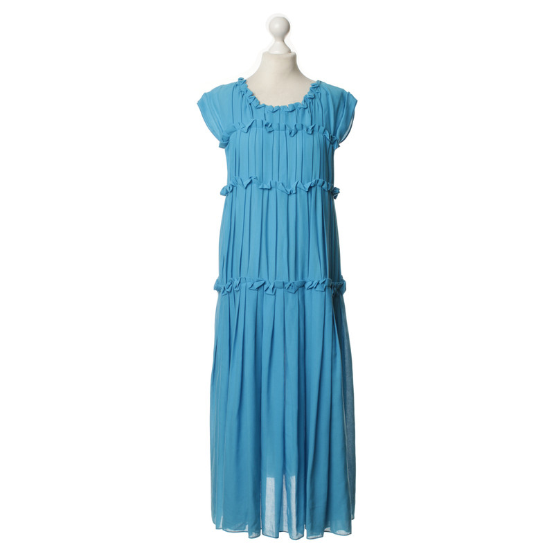 Bottega Veneta pleats dress in blue