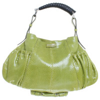 Yves Saint Laurent Python leather handbag
