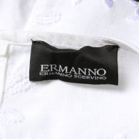 Ermanno Scervino Top Linen in White