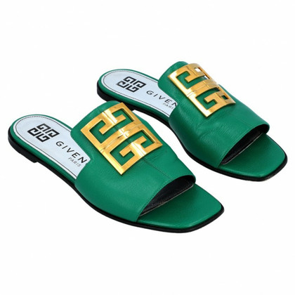 Givenchy Sandals Leather in Green