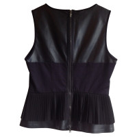 Stefanel Top in similpelle