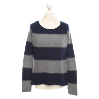 Other Designer Heartbreaker - Striped Sweater in Dark Blue / grey