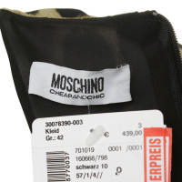 Moschino Cheap And Chic Robe à manches courtes avec imprimé léopard