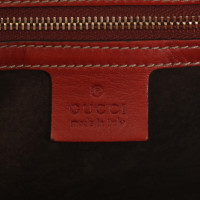 Gucci Hysteria Bag aus Leder in Braun