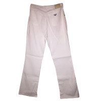 Armani Jeans Paire de Pantalon en Blanc