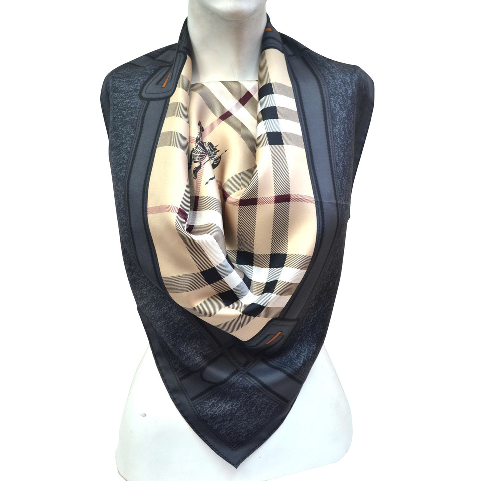Burberry Silk scarf with Nova-Check pattern