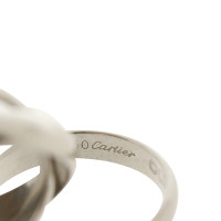 Cartier Trinity Ring klassisch aus Platin in Silbern