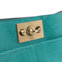 Chloé clutch made of reptile leather