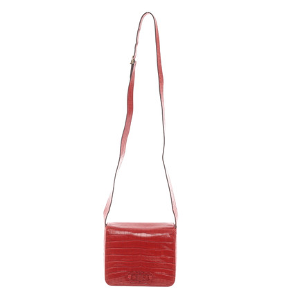 Salvatore Ferragamo Handbag Leather in Red