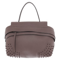 Tod's Wave Bag aus Leder in Taupe