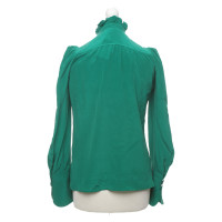 Isabel Marant Top Silk in Green