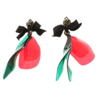 Marni For H&M Boucles d'oreilles clip avec pendentif coloré