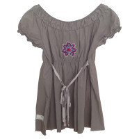 Odd Molly Tunic with floral embroidery 