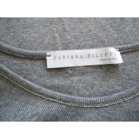Fabiana Filippi Oberteil aus Baumwolle in Grau