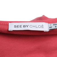 See By Chloé Top en Coton en Rouge