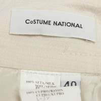 Costume National Jupe en blanc crème