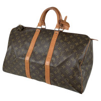 Louis Vuitton Keepall 45 Canvas in Brown