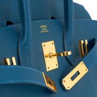 Hermès Birkin Bag 30 en Cuir en Pétrole