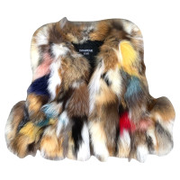 Zadig & Voltaire Fur vest in multicolor