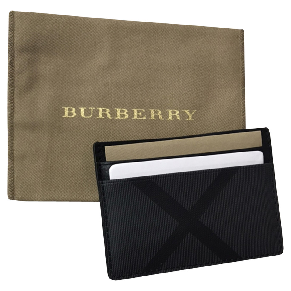 Burberry Holder Card in grey / Black