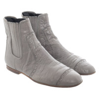 Balenciaga Ankle boots Leather in Grey