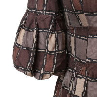 Nanette Lepore zijden jurk patroon