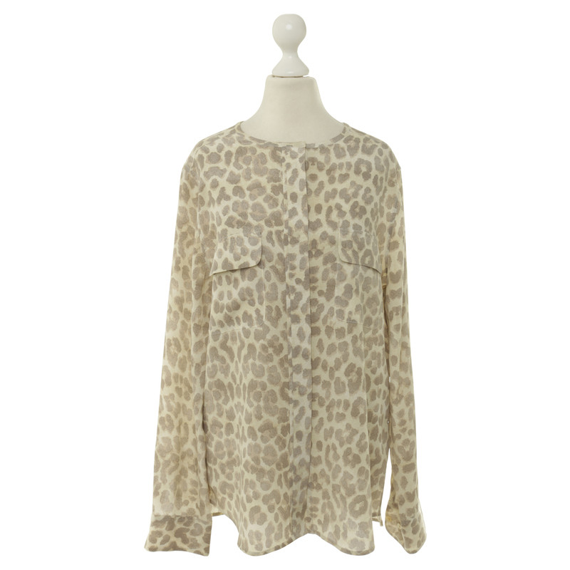 Equipment Zijde blouse in de Animallook