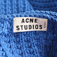 Acne Strick aus Baumwolle in Blau