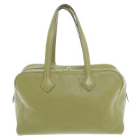 Hermès "Victoria Bag" in green