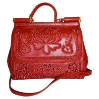 Dolce & Gabbana "Sicilië Bag" in het rood